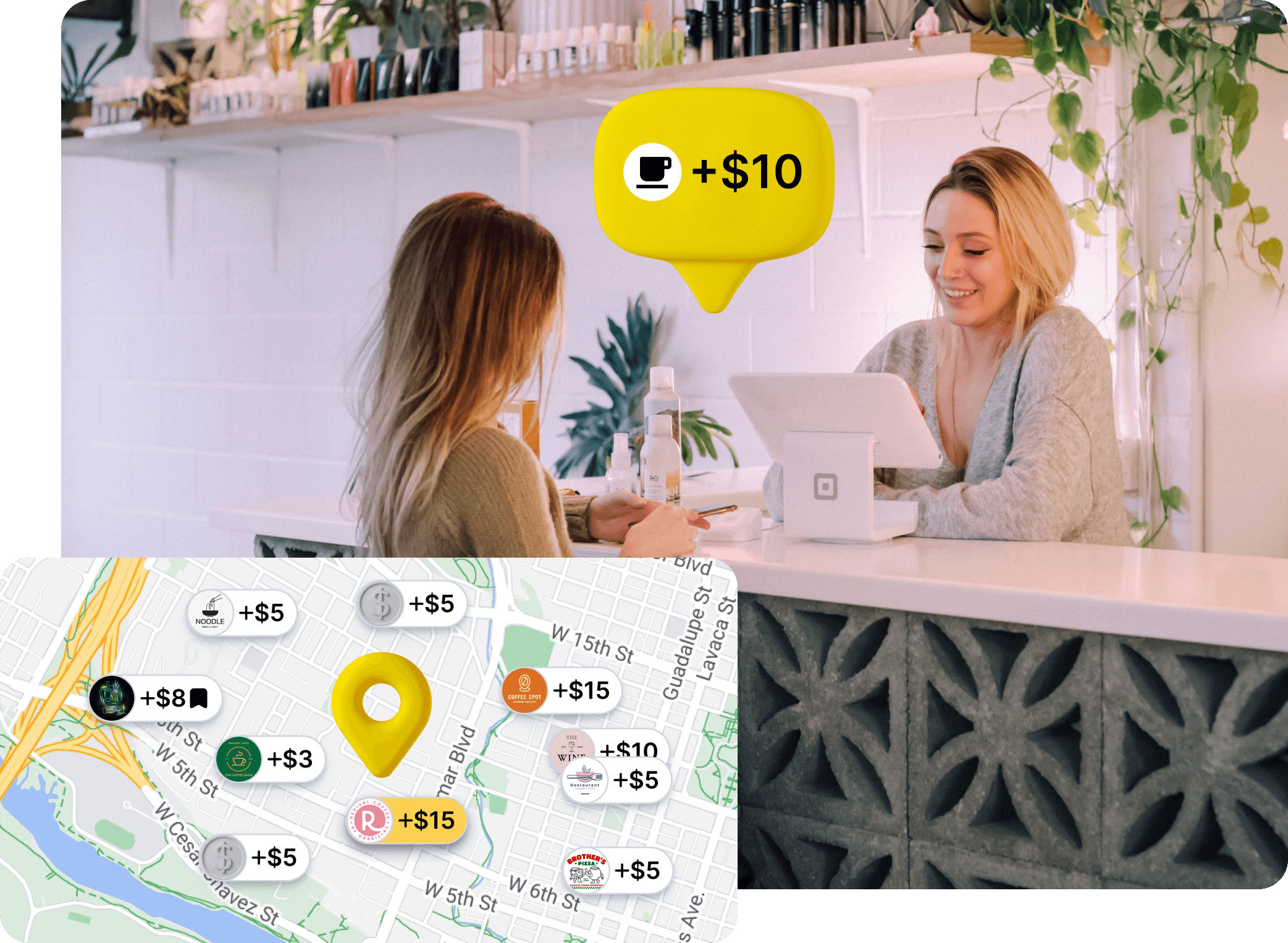 visit local places and get rewards