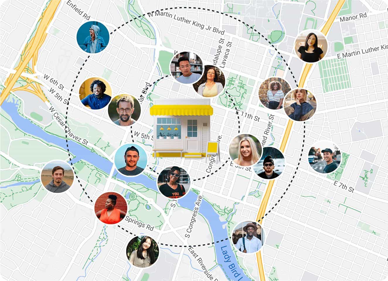 get relevant customers