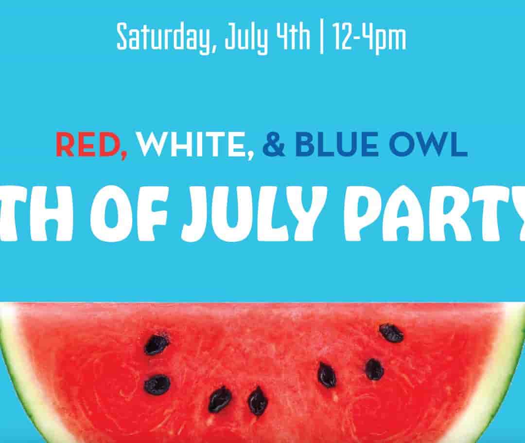 Red, White, & Blue Owl - Fourth of July Party! 1