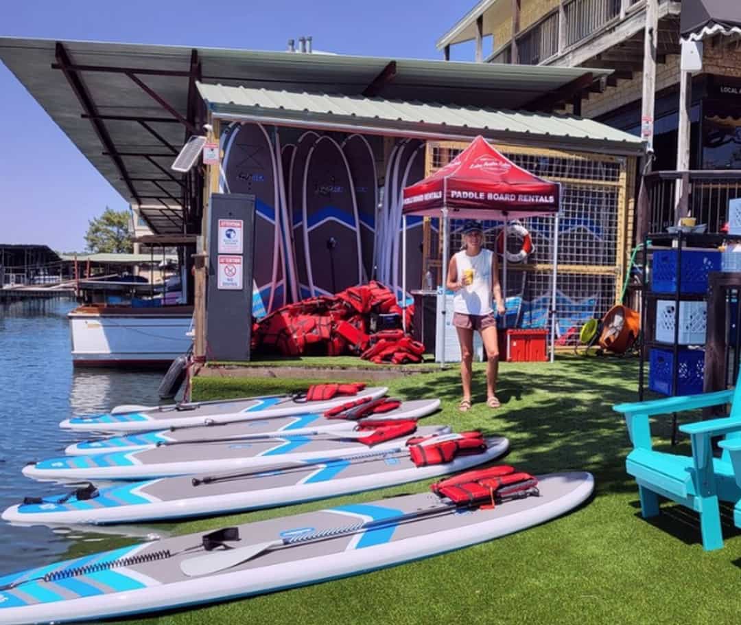 Floating Paddleboard Yoga