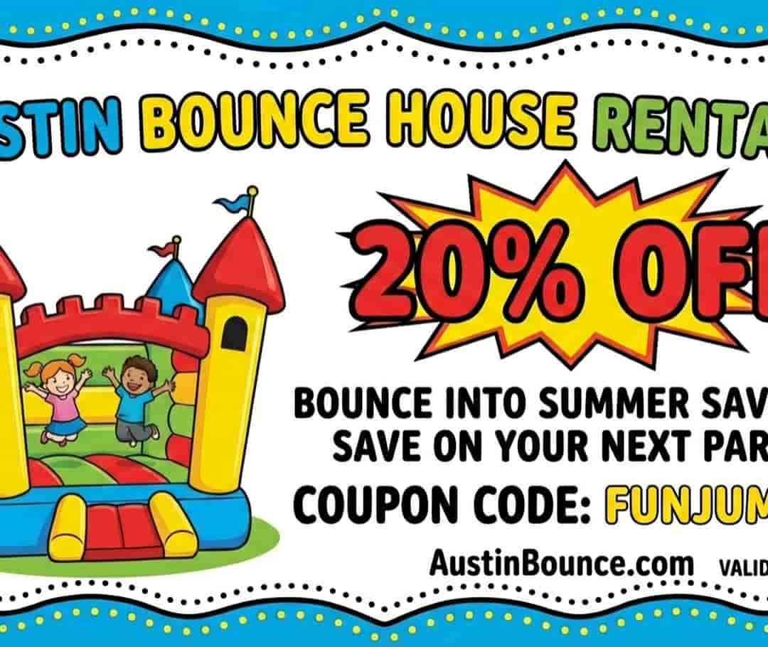 20% Off Bounce House Rentals 1
