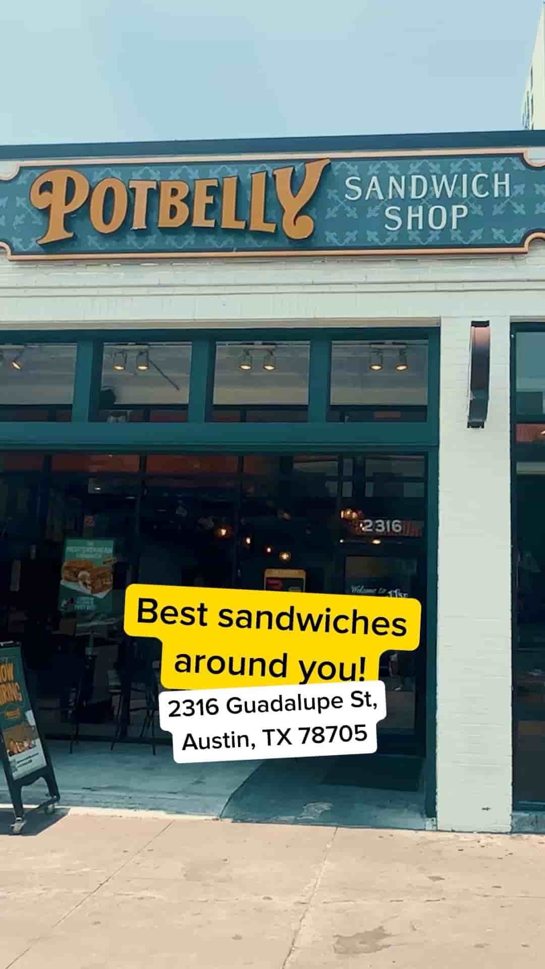 Potbelly Sandwhich in Austin 1