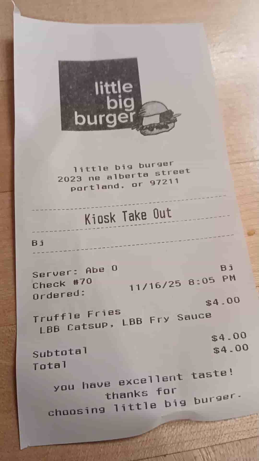 Little Big Burger in Beaverton 2